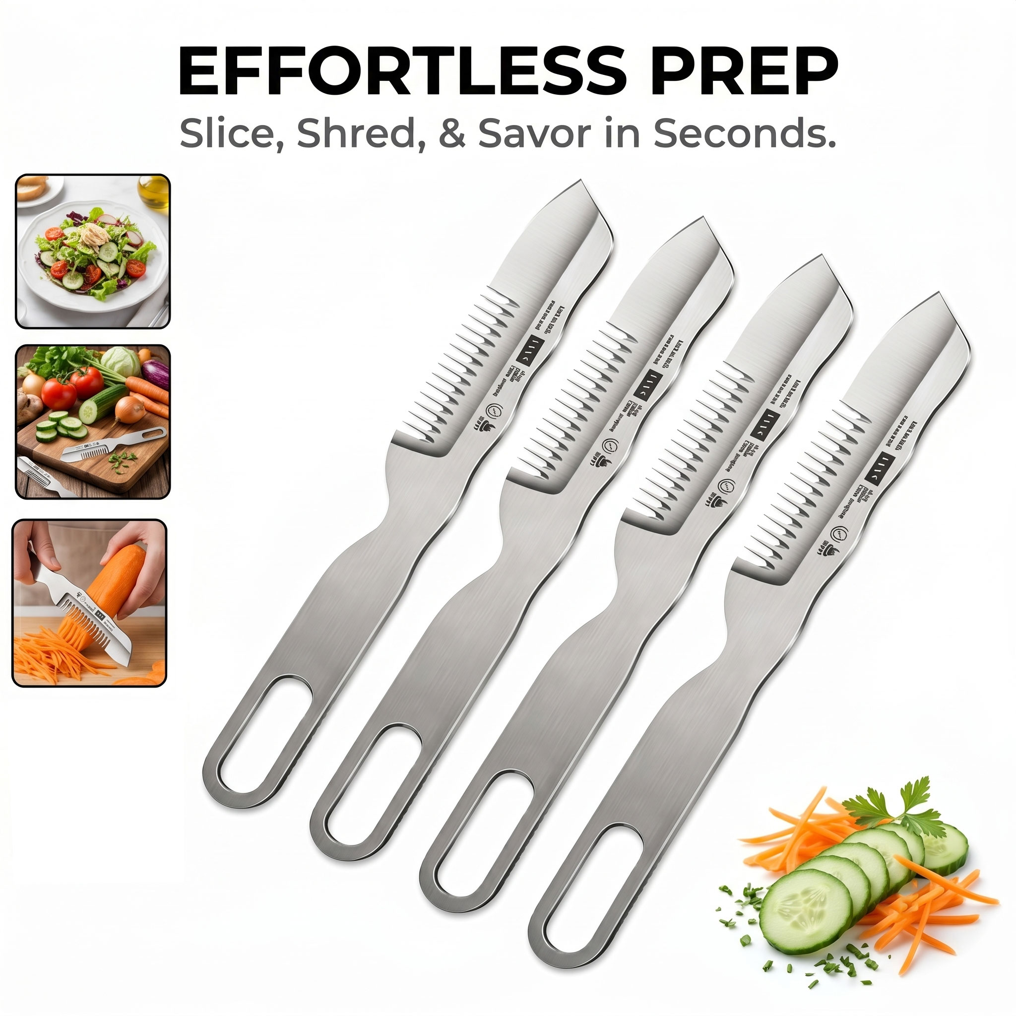 Kitchen Gadgets Vegetable Chopper - Nouveau coupe-échalote multifonctionnel en acier inoxydable,