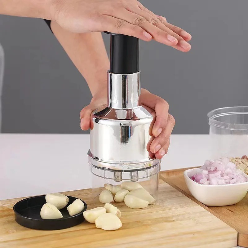 Kitchen Gadgets Vegetable Chopper - Nouvelle Presse-ail et Hachoir à Oignons