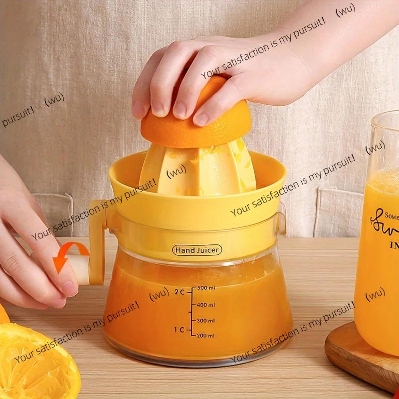 Kitchen Gadgets Built In - Presse-agrumes manuel avec mesure intégrée, presseur