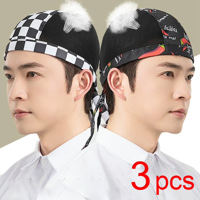 Kitchen Gadgets China - Chapeau de cuisinier en maille respirante,