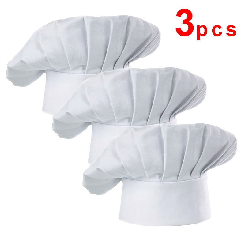 Lot de 3 toques de chef blanch - Kitchen Gadgets China avis et prix