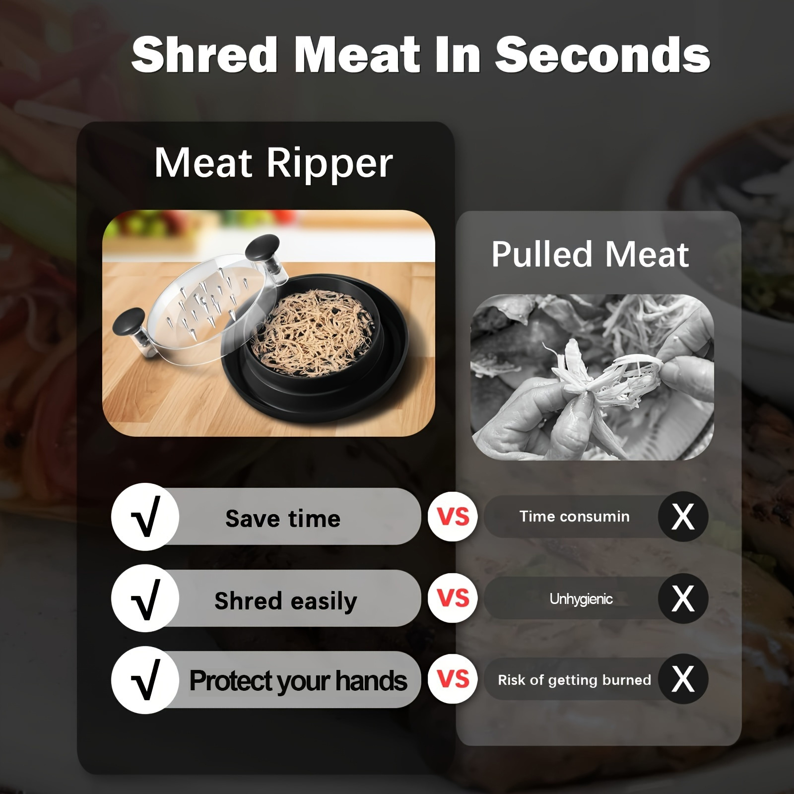 Déchiqueteur de viande rotatif - Kitchen Gadgets Modern avis et prix