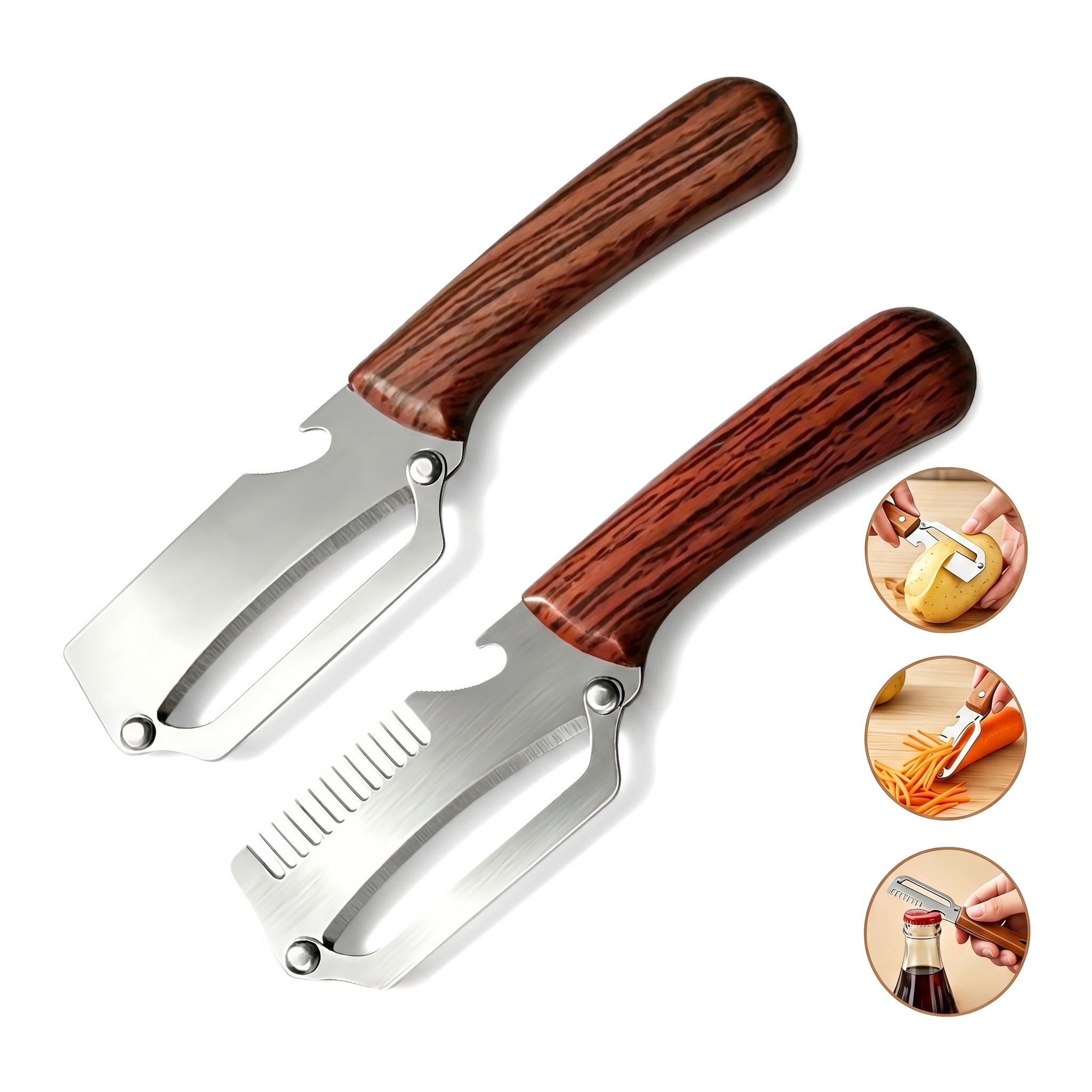 Éplucheur de légumes multifonc - Kitchen Gadgets Built In avis et prix
