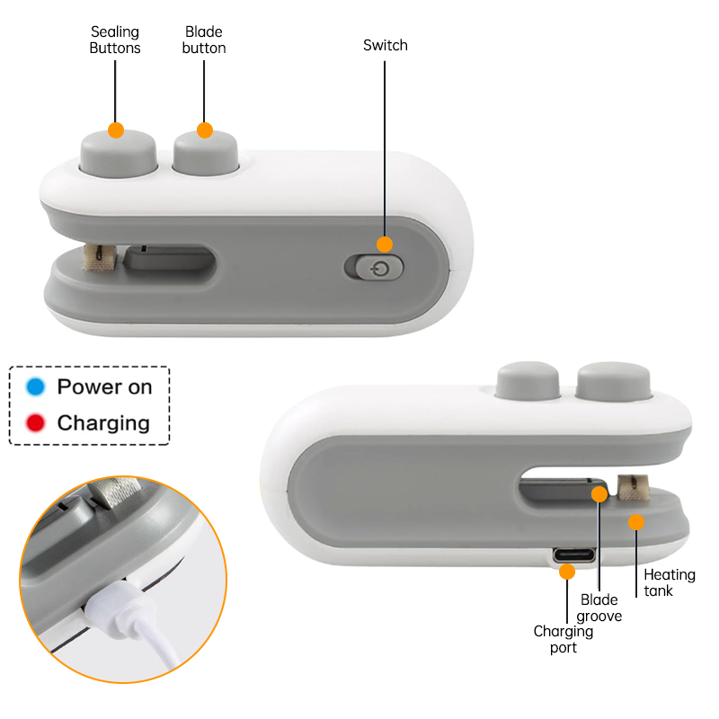 Mini scellant de sac en plasti - Kitchen Gadgets Built In avis et prix